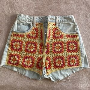 Target crochet shorts